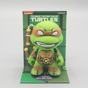 Kidrobot TMNT Teenage Mutant Ninja Turtles Michaelangelo 3" Vinyl Fig